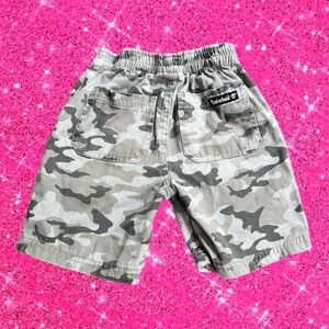 Grey camouflage timberland kids shorts